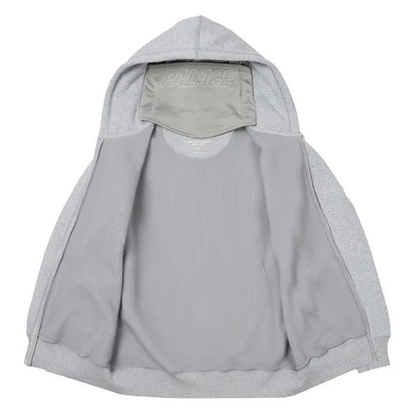 Palace Balaclava Hoodie Grey