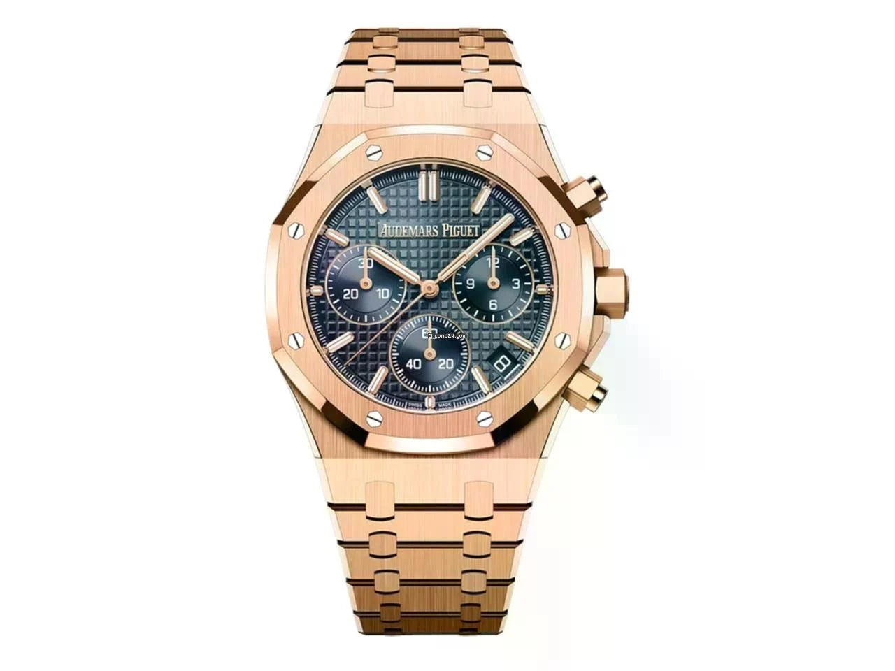 AP Royal Oak Rose Gold Blue