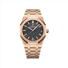 AP Royal Oak Rose Gold Black