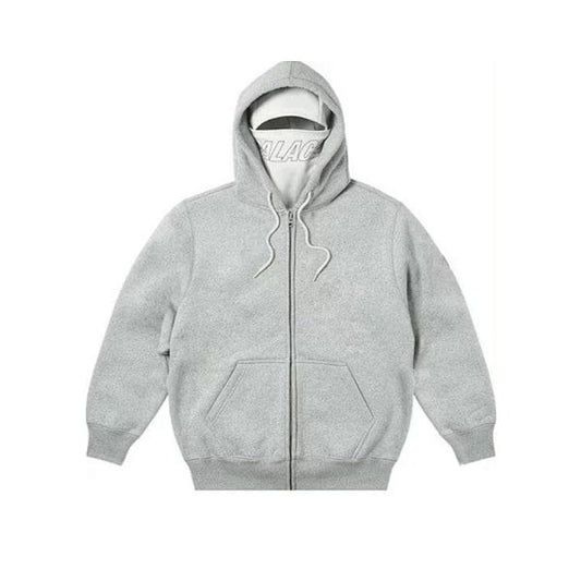 Palace Balaclava Hoodie Grey